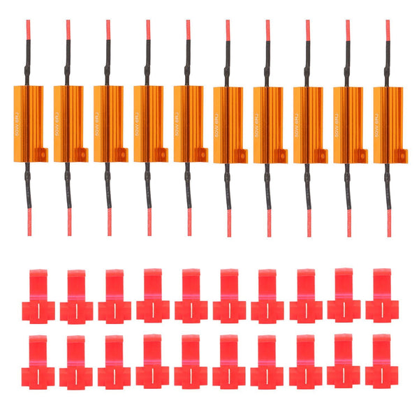 10-Piece: 50W 6Ohm Load Resistor - Haeska