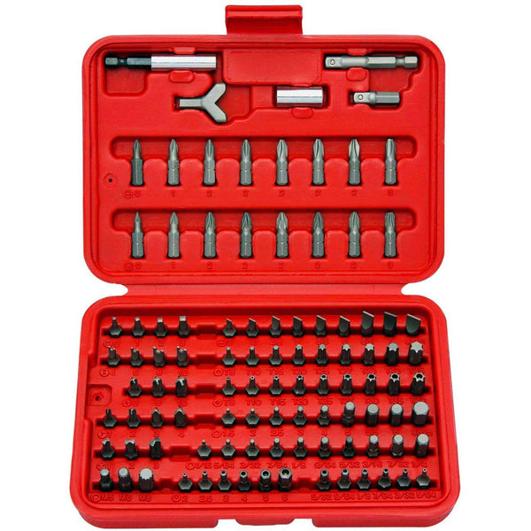 100-Piece: Neiko 10048A Premium Security Bit Set - Haeska