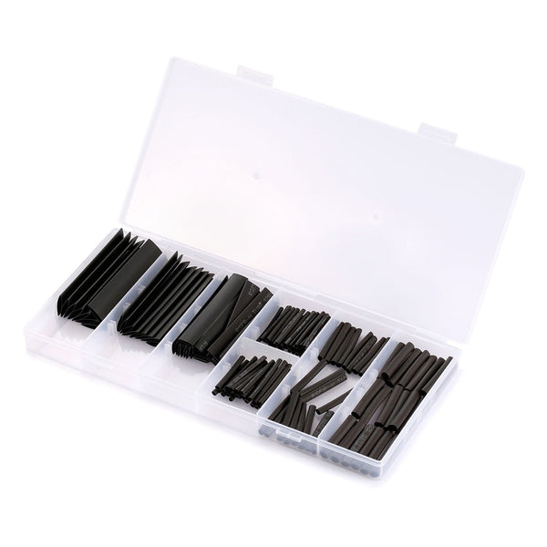 127-Piece: 2:1 Heat Shrink Tube Wire Wrap Assortment Set - Haeska