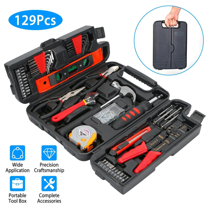 129-Pieces Set: Household Hand Tool Set - Haeska