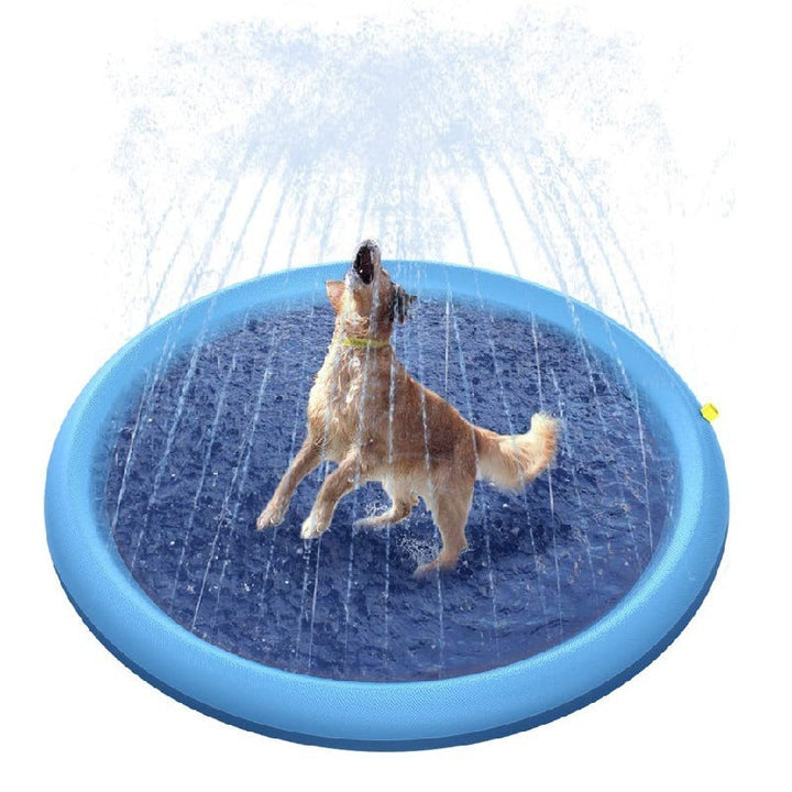 Non-Slip Splash Pad For Kids And Pet Dog Pool Summer Outdoor Water Toys Fun Backyard Fountain Play Mat - Haeska