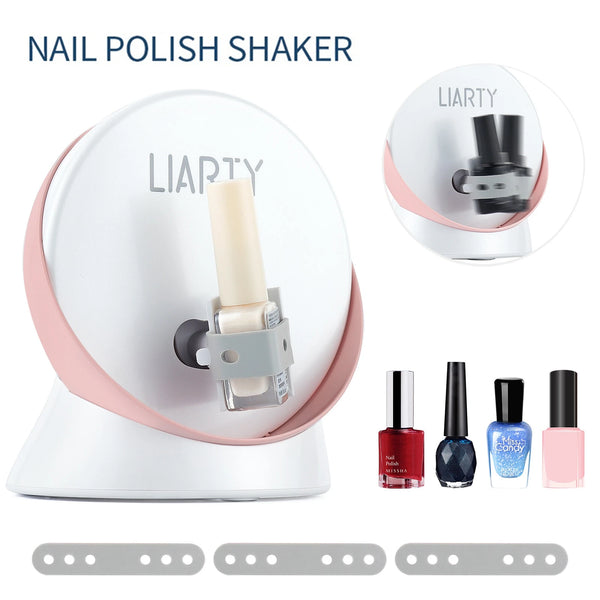 Electric Nail Polish Shaker for Gel, Ink, Paint - Anti-Caking Liquid Bottle Shaking Machine - Haeska