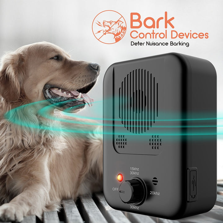 Ultrasonic Sound Bark Control Device - Stop Dog Barking, Outdoor Anti-Bark Collar - Haeska