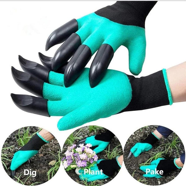 Digging Gloves with Protective Paws for Garden Planting - Haeska