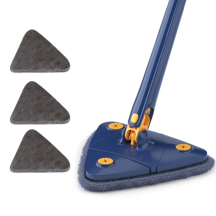 360° Triangle Cleaning Mop with Remplacement Pads Mops - Haeska