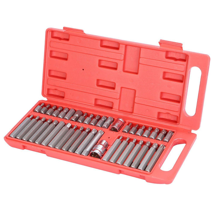 40-Pieces: Socket Bit Set Hex Torx Spine - Haeska