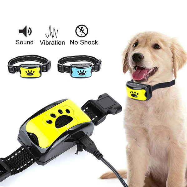 Waterproof USB Rechargeable Anti-Bark Dog Collar - Intelligent Bark Detection & Training - Haeska