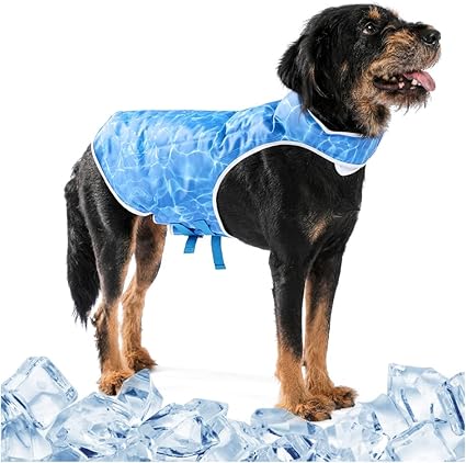 Dog Ice Cooling Vest - Adjustable Summer Radiator Vest for Dogs - Haeska