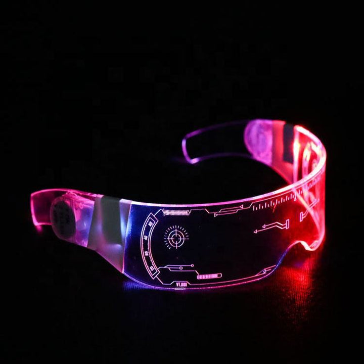 LED Luminous Glasses - 7 Colors, Perfect for Parties, Cosplay, and Halloween - Haeska