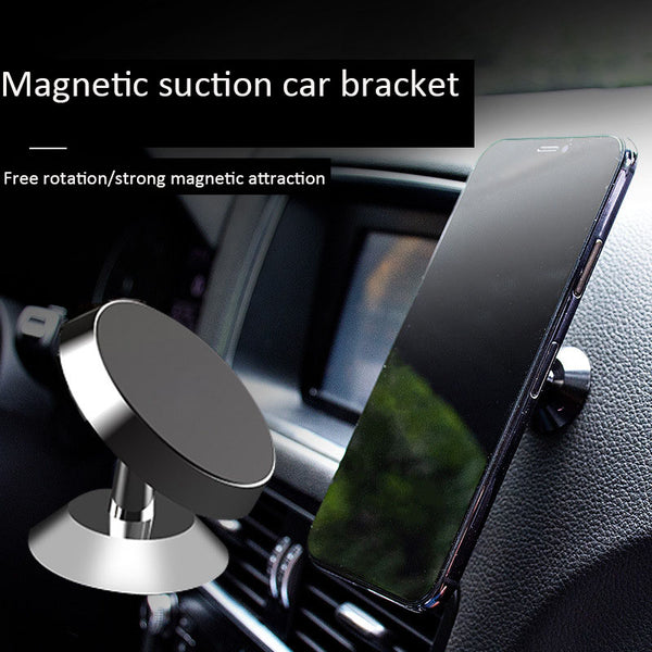 Car Mounted Mobile Phone Holder - Fixed Navigation, Magnetic Suction, Universal Support - Haeska