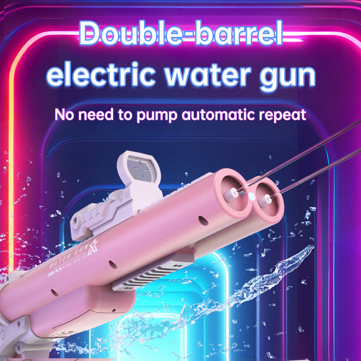 Double Tube Electric Water Gun - Ultimate Outdoor Play & Battle Toy - Haeska