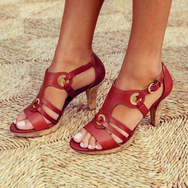 Nanccy Comfortable Heel Sandals