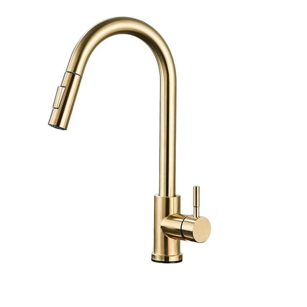 Pull Out Kitchen Faucet - Water Mixer Tap Single Handle - Haeska