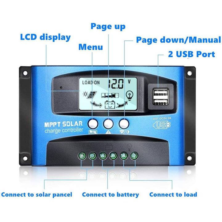 Solar Panel Regulator Charge Controller - Haeska